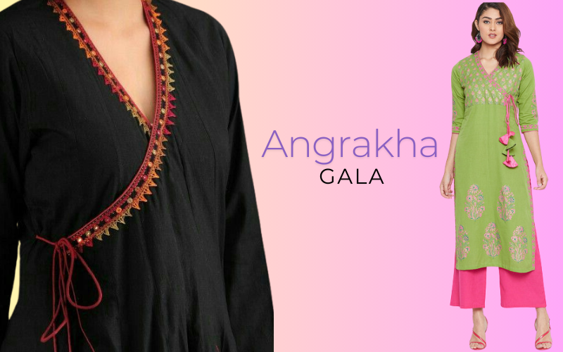 4 Angrakha-Neckline