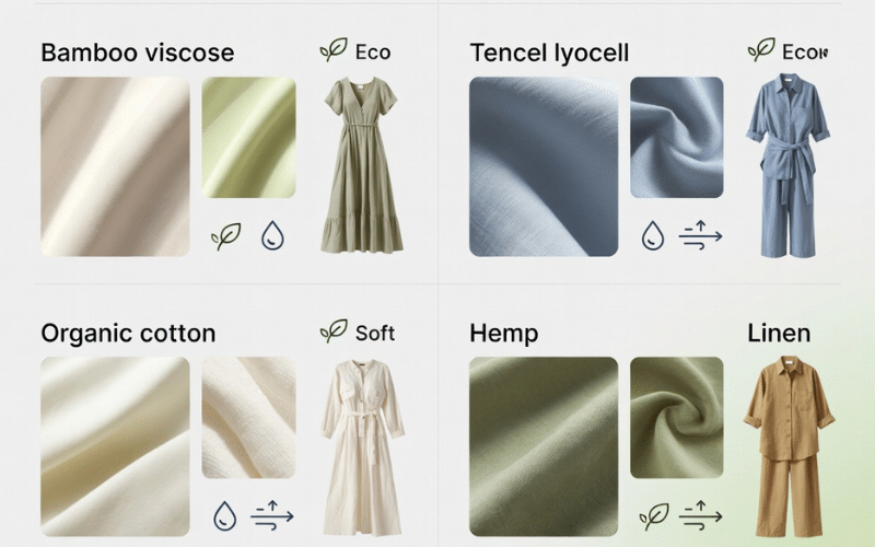 Best Eco-Friendly Fabrics for Hot Humid Weather