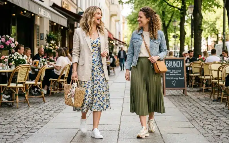 Best Sneakers For Midi Skirt Brunch Outfit With White Sneakers And Casual Footwear Styling For Effortless Daytime Look Best Sneakers For Midi Skirt Brunch Outfit With White Sneakers And Casual Footwear Styling For Effortless Daytime Look