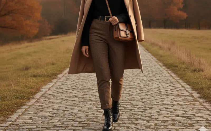 Black And Brown Outfits With The Right Accessories