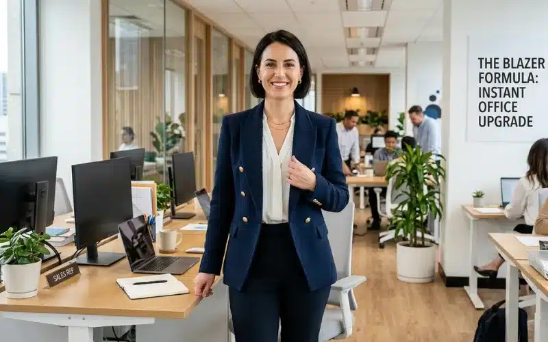 Blazer Outfit Formula For Casual Office Style Smart Casual Workwear Upgrade With Structured Blazer And Polished Look Blazer Outfit Formula For Casual Office Style Smart Casual Workwear Upgrade With Structured Blazer And Polished Look