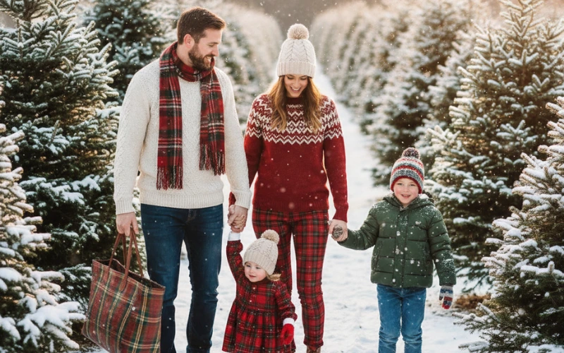 Christmas Tree Farm Outfit Ideas: What to Wear for a Perfect Holiday Outing