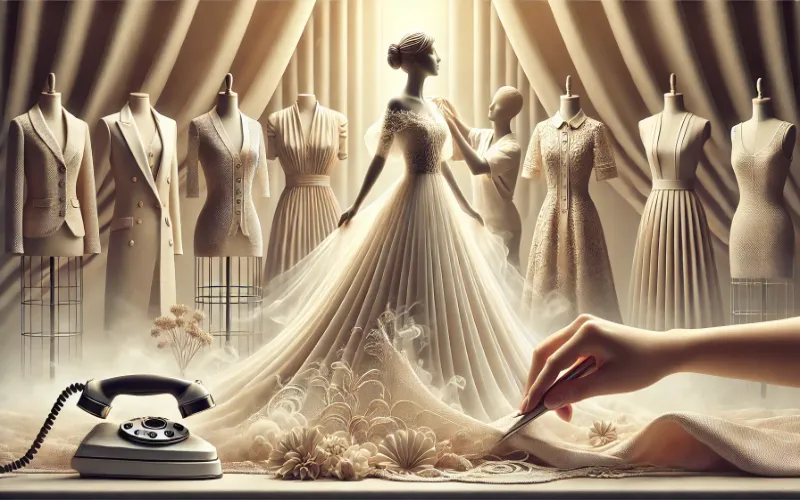 Dall·e 2025 02 04 06.46.25 A Visually Appealing Representation Of Upper Style Dresses Being Carefully Maintained To Ensure Longevity. The Image Features Delicate Fabrics Being G 1 1 Upper-Style Dresses To Ensure Longevity