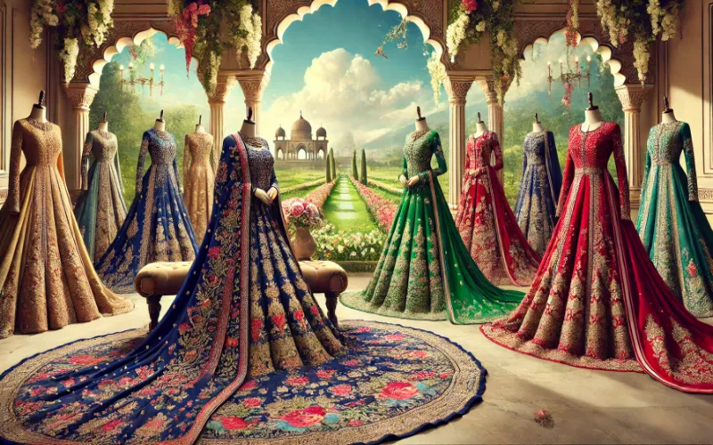 Long Anarkali Silk Gown 1 Long Anarkali Silk Gown 1