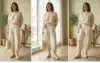 Monochrome Cream Sweater and Balloon Pants Outfit Ideas - Post Thumbnail