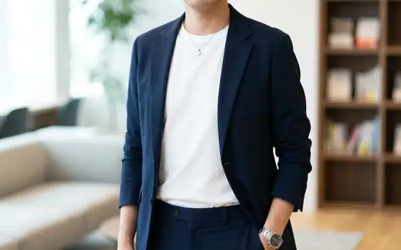 How to Dress Up a Plain White Tee for a Casual Office