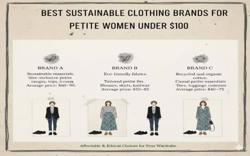 Best Sustainable Clothing Brands for Petite Women Under $100