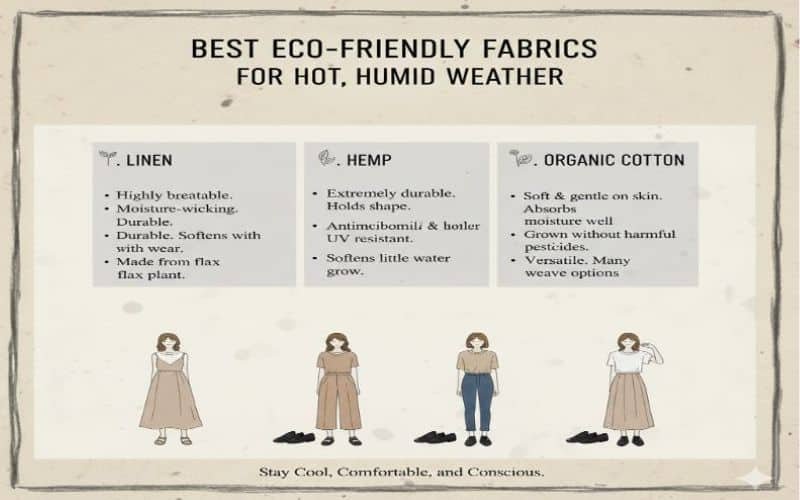 Best Eco-Friendly Fabrics for Hot Humid Weather