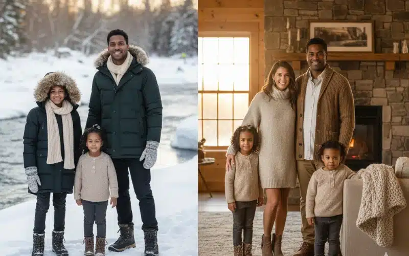 Winter Family Photo Outfit Ideas for Women: Stylish and Cozy Looks