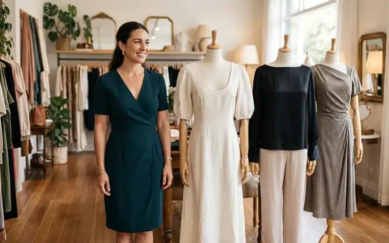 Best Necklines for Wide Shoulders in Women